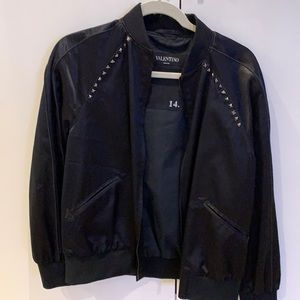 Valentino bomber jacket, Size 42 EUC